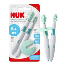 NUK Training Toothbrush Set | 6 months+ | Made in Germany NUK Training Toothbrush Set | 6 months+ | Made in Germany